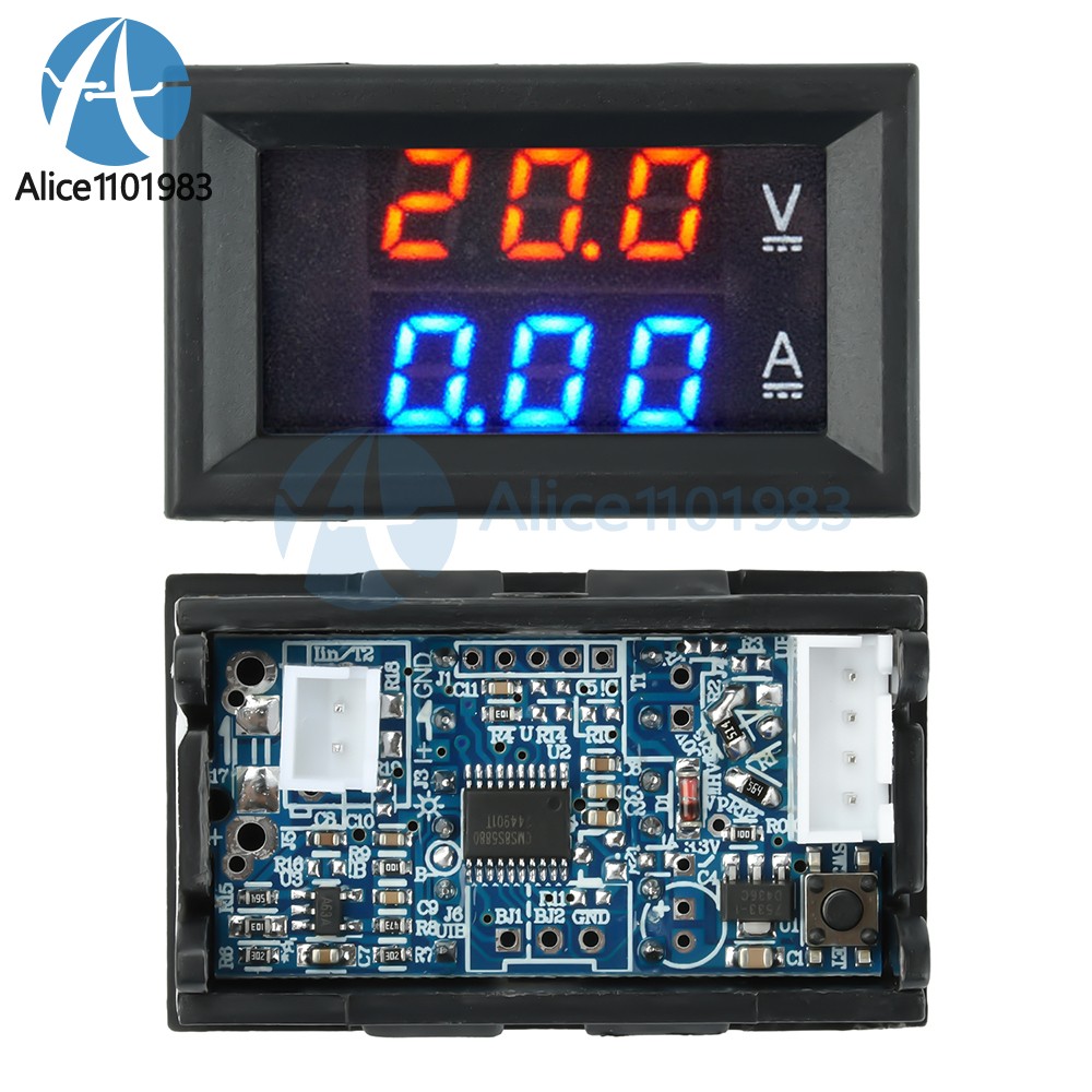 0.28" Digital Voltage Current Panel Meter Voltmeter Range DC0-300V 10/50/100A