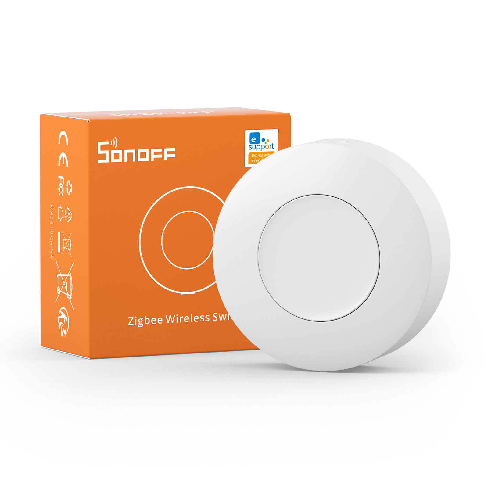 SONOFF SNZB-01P Zigbee Wireless Switch, Two Way Custom Button Action, Smart Home