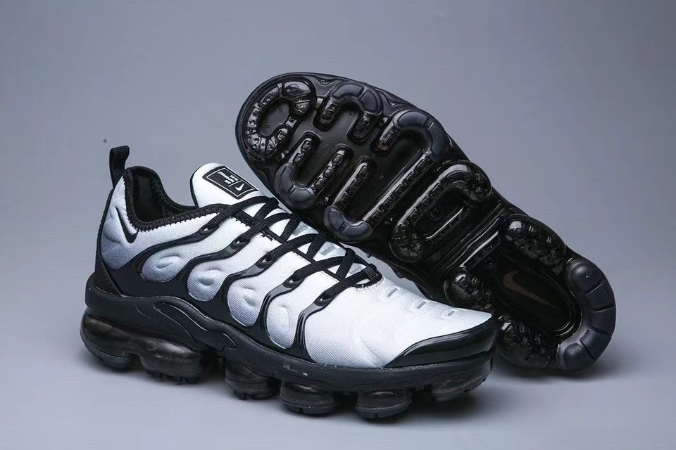Nike Air Vapormax TN Plus White Black Men’s Size Sneaker Running Shoes Free ship