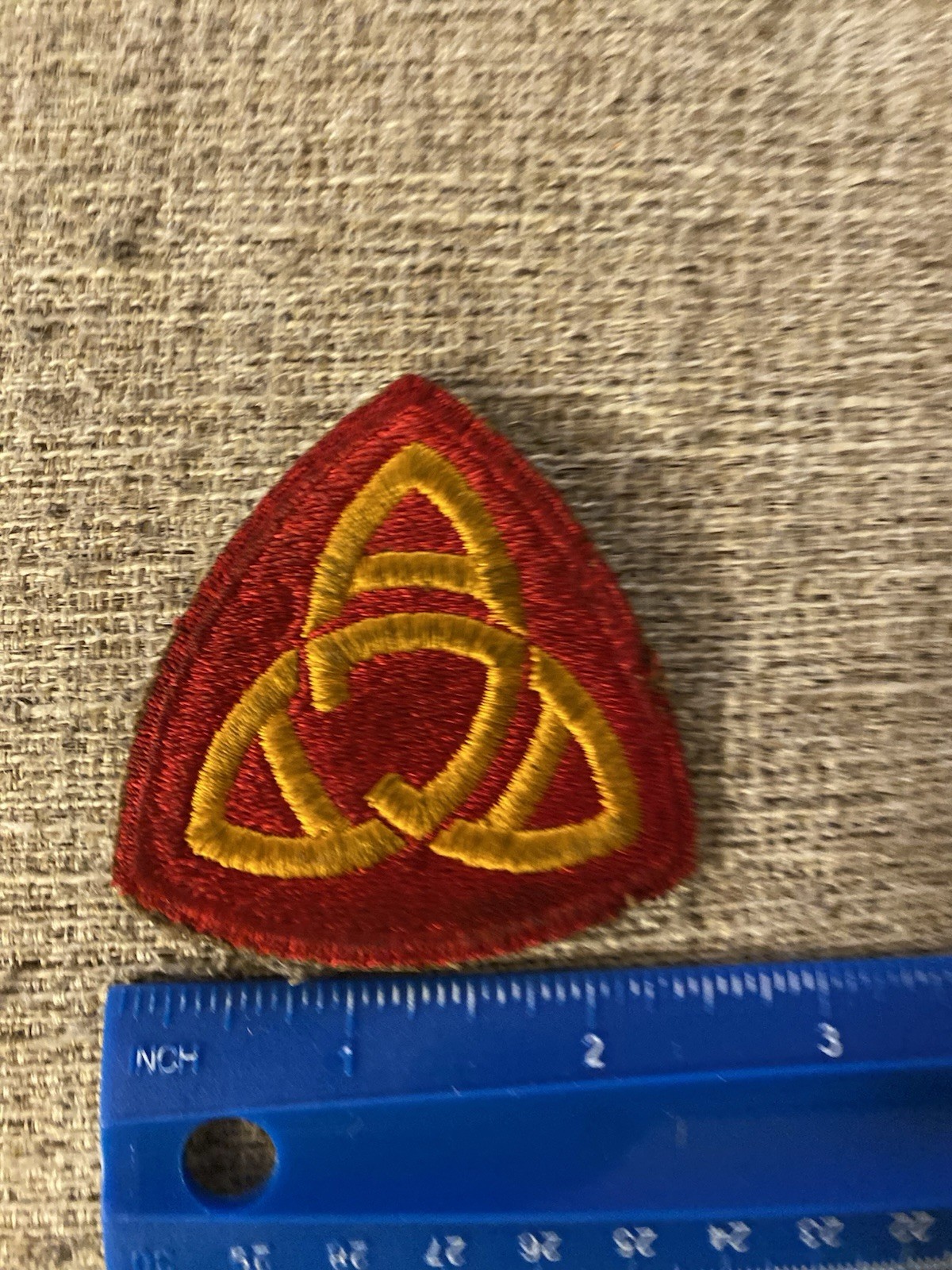 WWII US Army Anti Aircraft Eastern Defense Command Patch Greenback