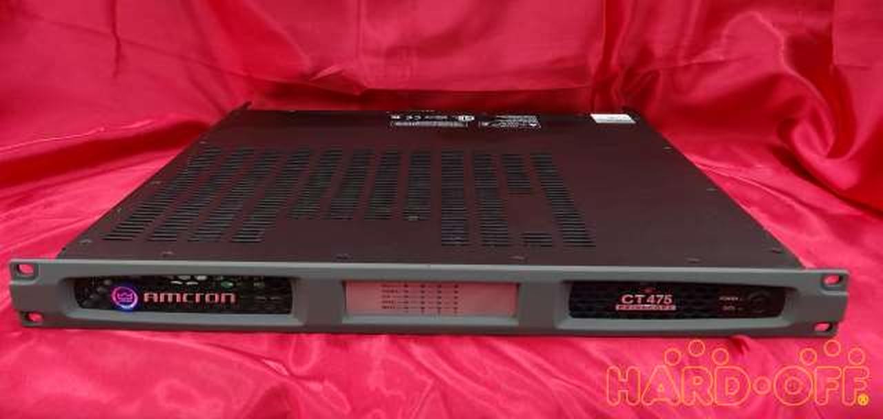 AMCRON CT475 Power Amplifier 4-Channel ComTech DriveCore Works Tested TMB01 5.5