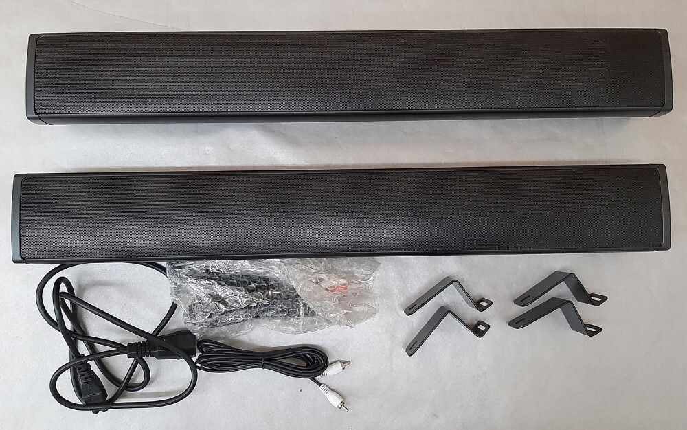Pair of Infocus 2.0 HW-SOUNDBAR-4 50W Display Sound Bar Speakers, 55/70/80"