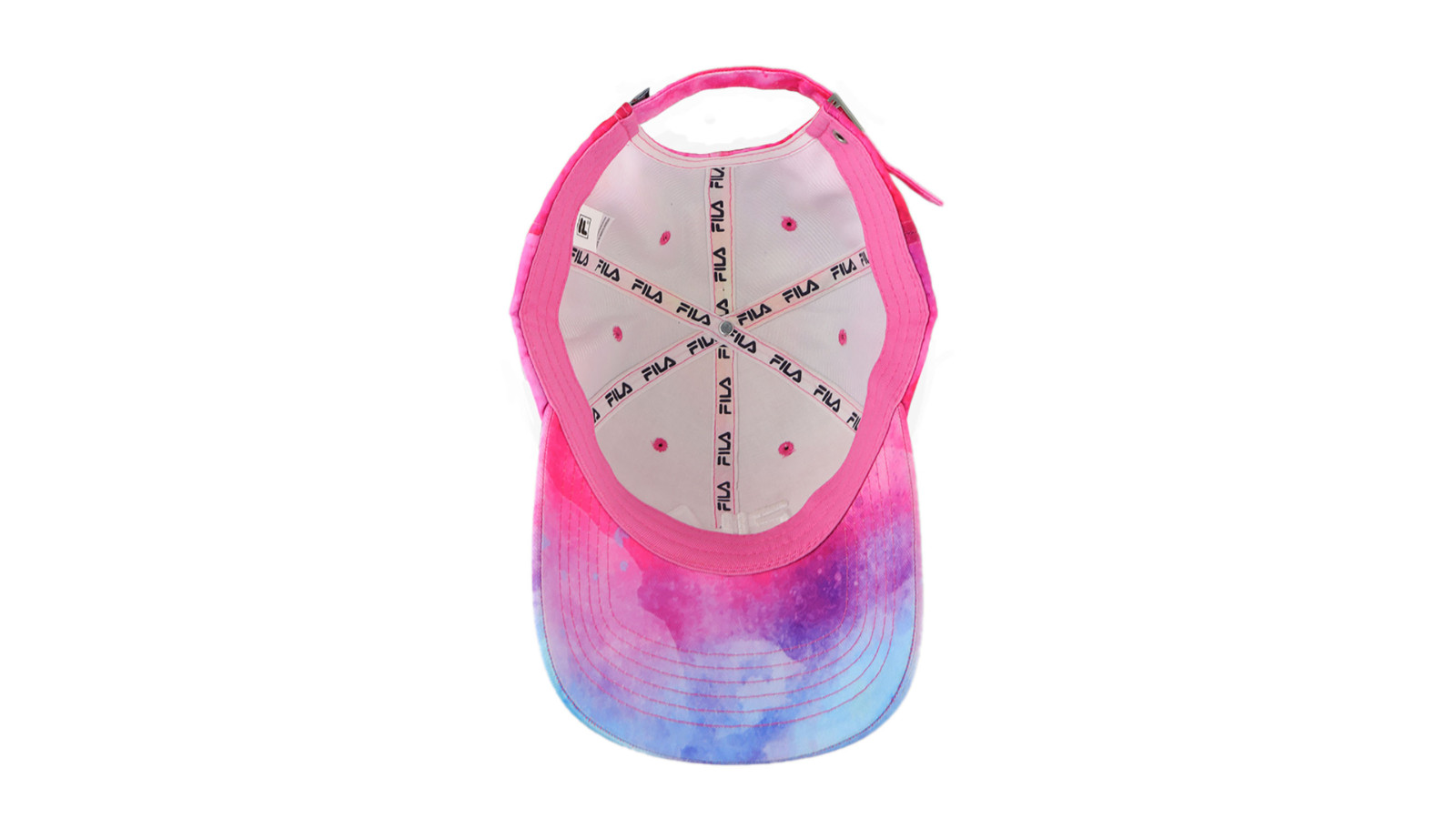 Fila Snapback Hat Women’s Tie Dye Multicolored Embroidered Baseball Cap
