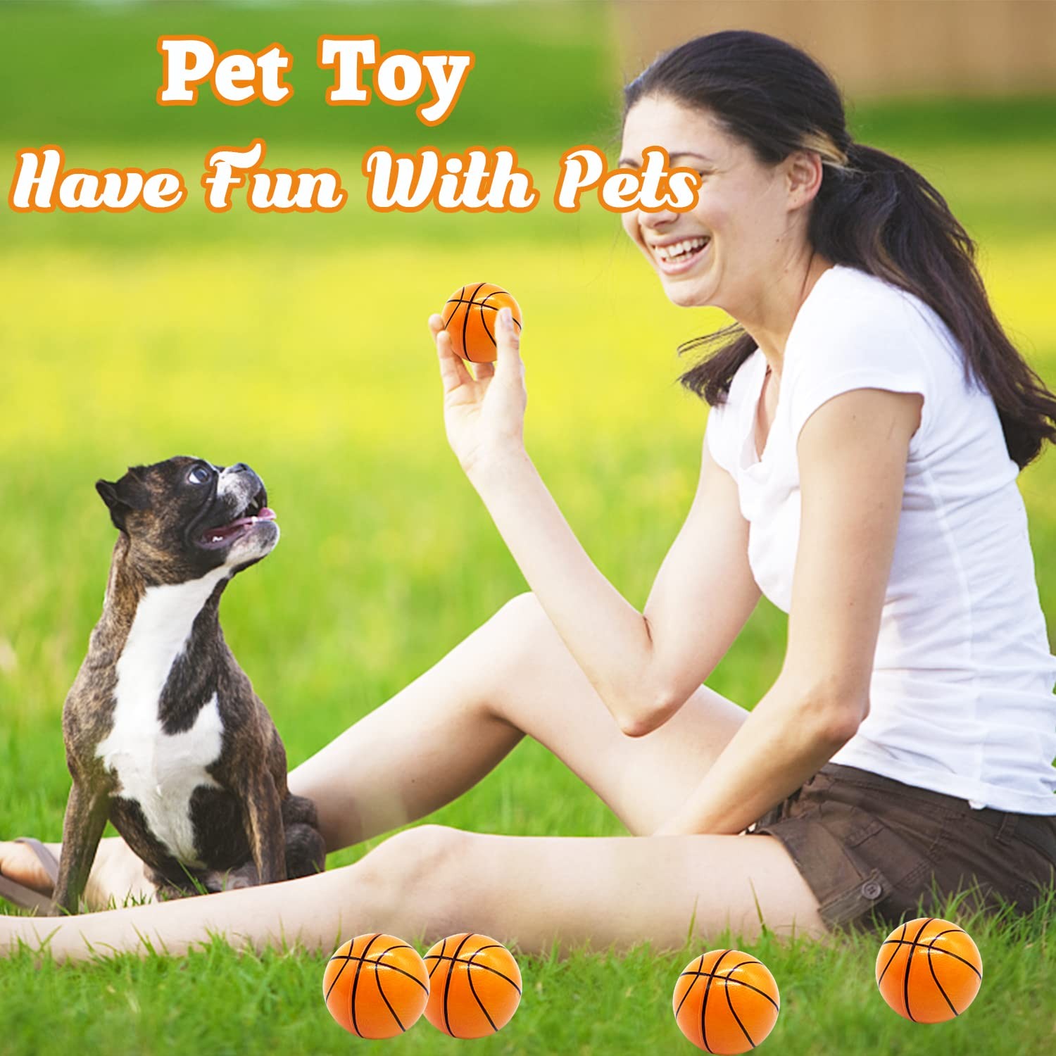 24 Pack 2.5 Inch Basketball Stress Ball,Mini Foam Squeeze Sports Balls for Sp...