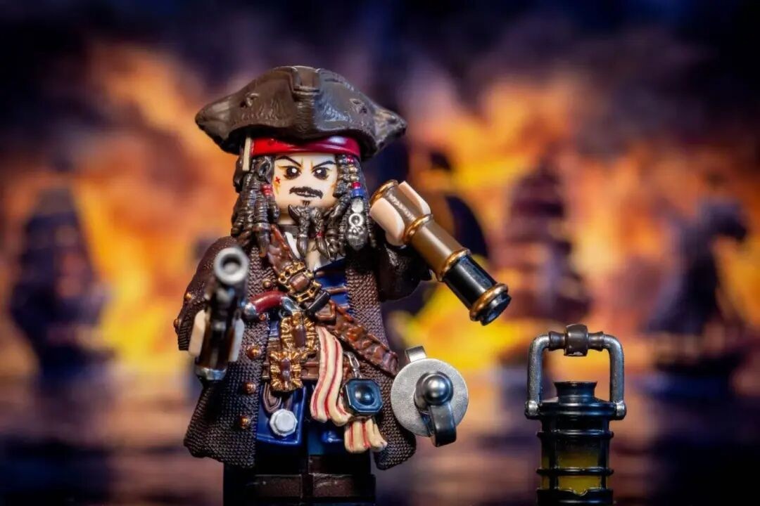 Custom Molded Figurine Accessory -  Captain Jack Sparrow