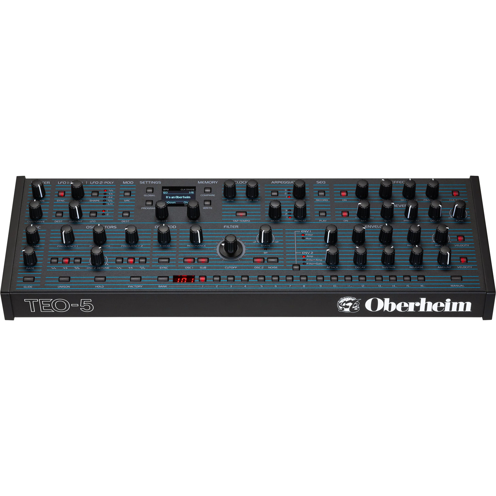 Oberheim TEO-5 Desktop Module 5-Voice Polyphonic Synthesizer CABLE KIT