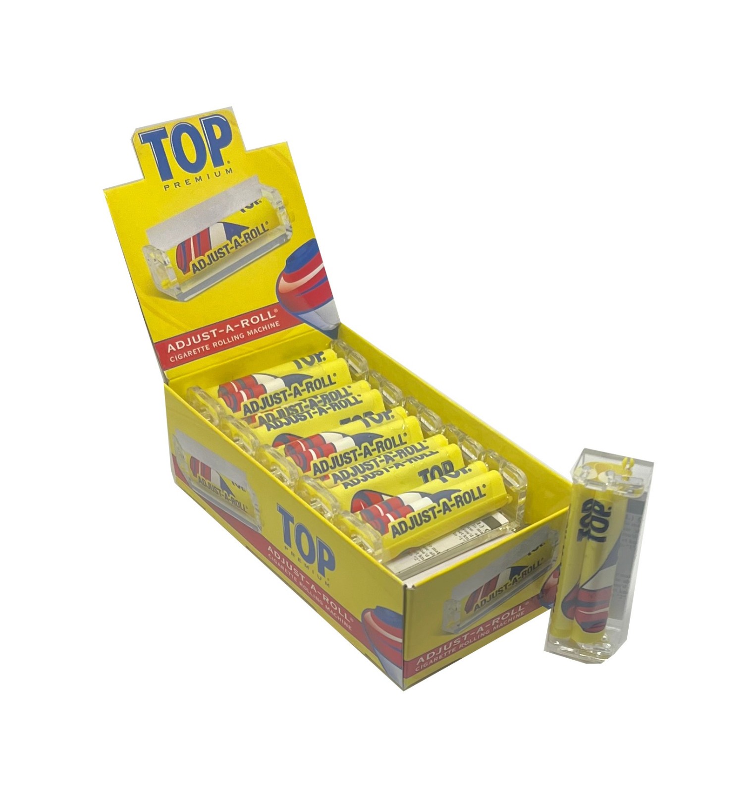 TOP PREMIUM "ADJUST-A-ROLL" CIGARETTE ROLLING MACHINE(70MM)