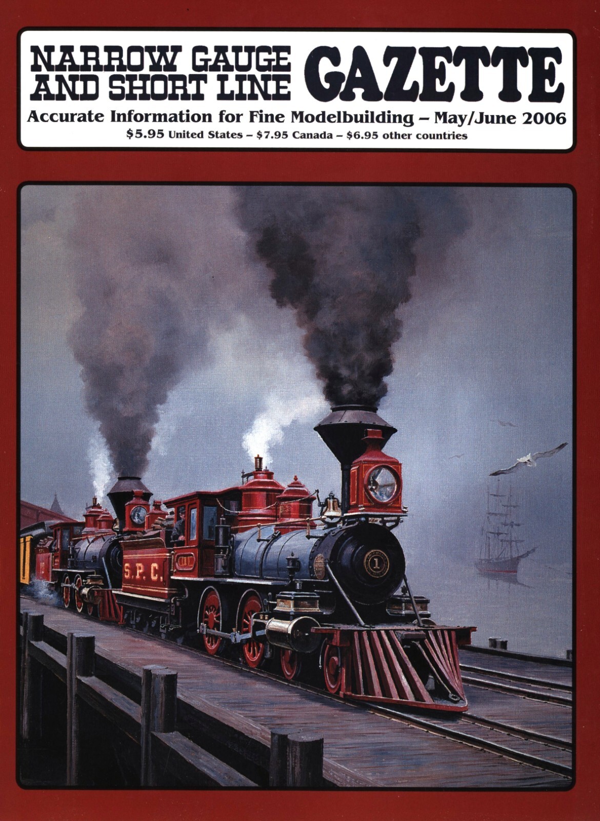Narrow Gauge and Short Line Gazette Magazine May/June 2006 Loma Prieta Railroad