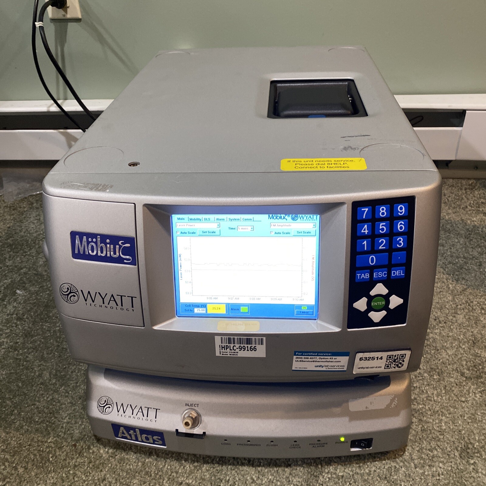 Wyatt Technology Möbius® DLS Zeta Potential Analyzer Photometer With Atlas!