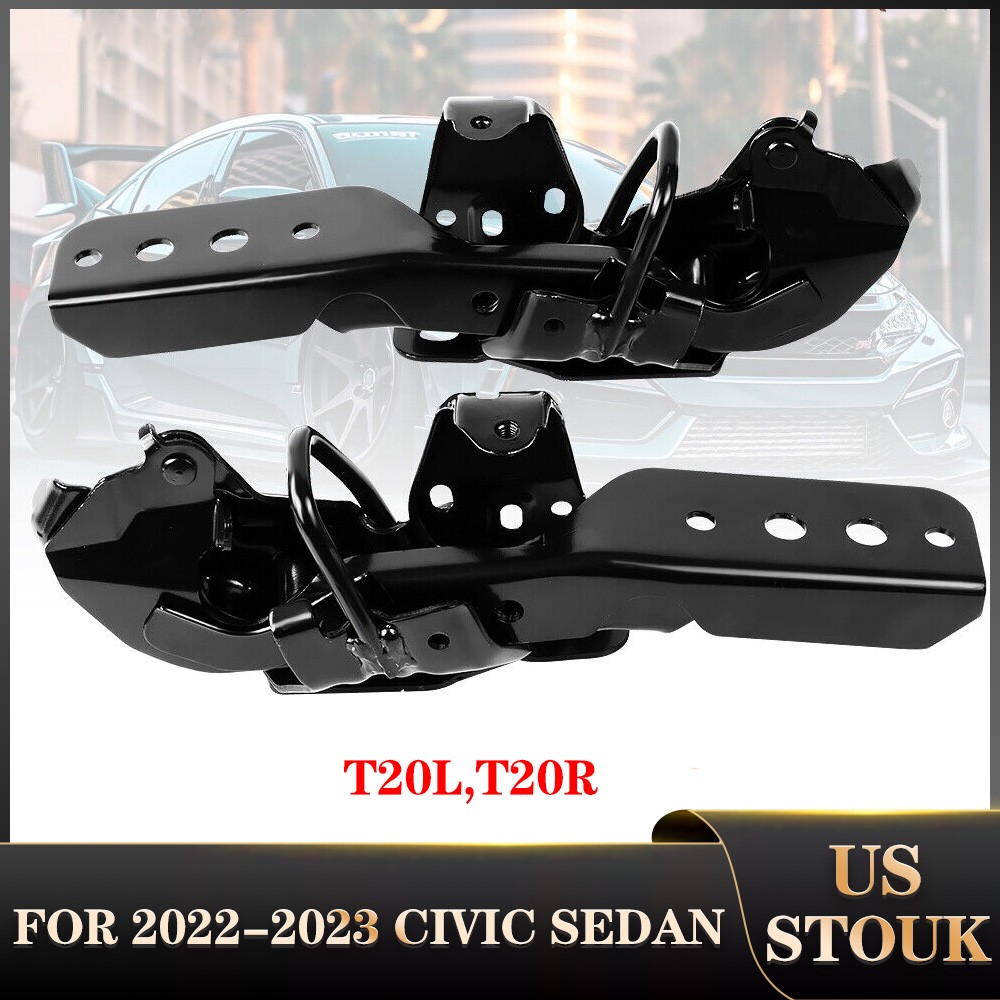 Hood Hinges For Honda Civic 2022-2023 HO1236163 HO1236164 Driver Passenger Side