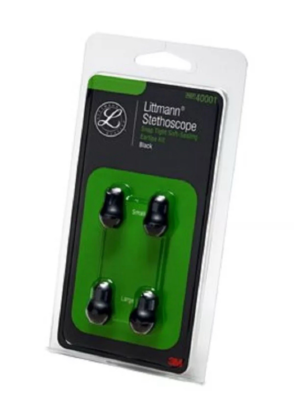 Littmann® Steth-Parts Kit 40001 SnapTight Soft-Sealing L&S-ByMedicos Club Black