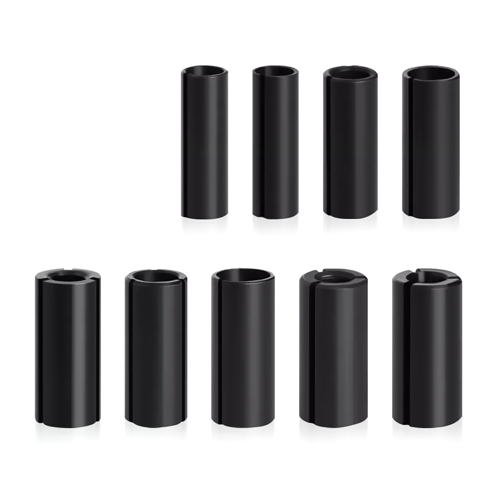 9Pcs Adapter Converter Router Collet Reduction Sleeve Tool Bit Router Bit