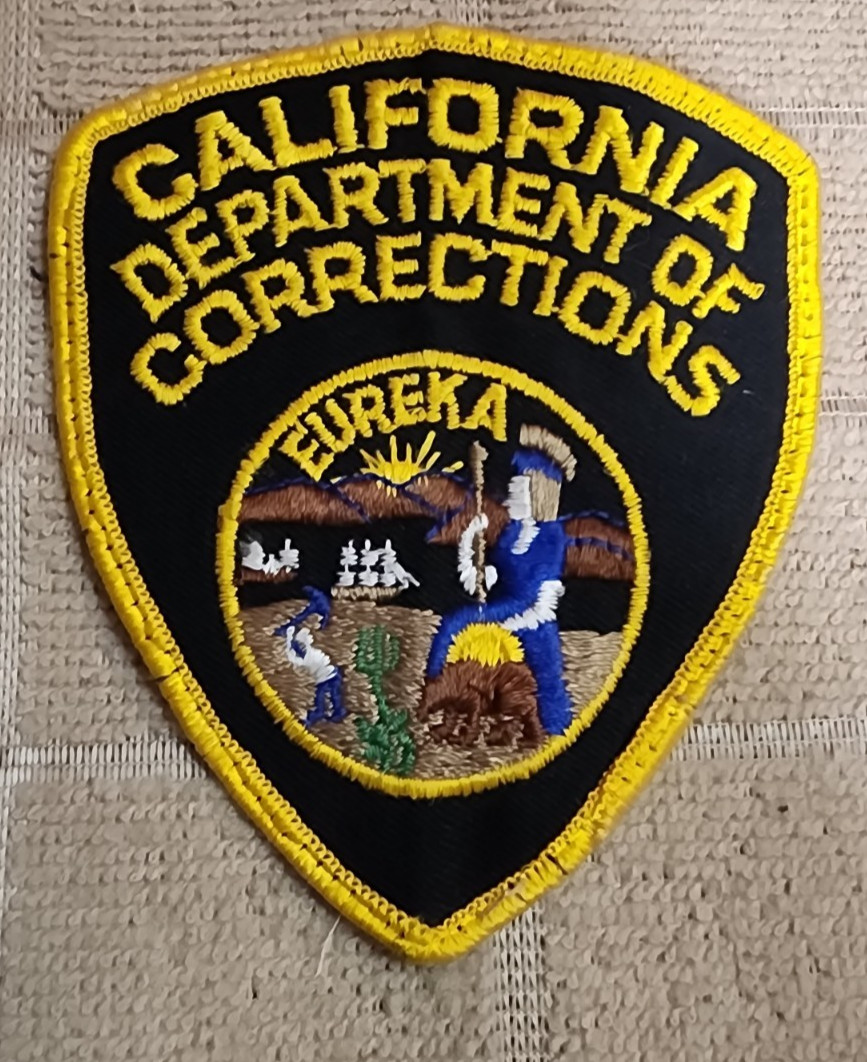 CA California Department of Corrections Shoulder Patch