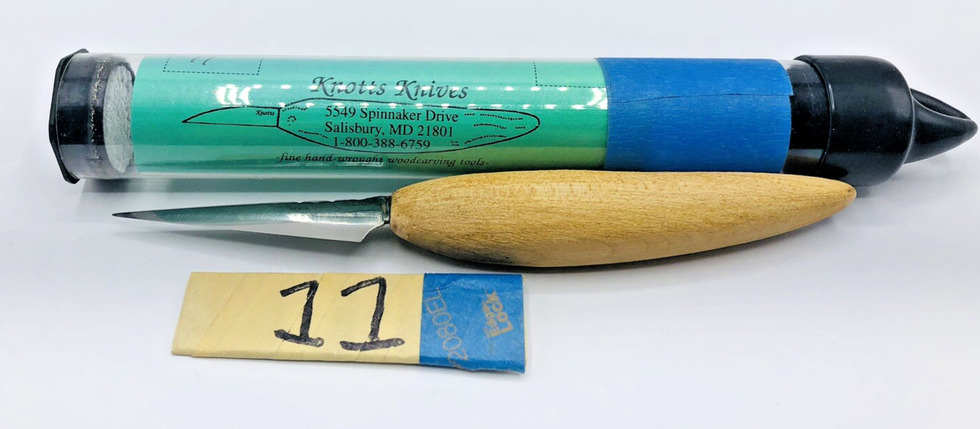 KNOTTS KNIVES WOOD CARVING KNIFE WOODCARVING ORIGINAL rare whittling bird decoy
