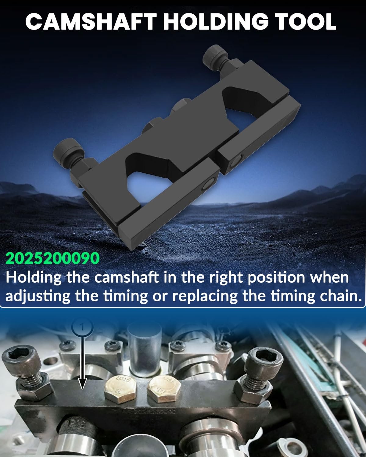 DPTOOL Camshaft Phaser Timing Chain Tool Kit Holding 9PC