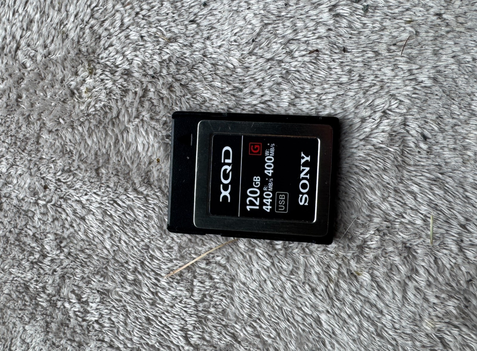 Sony XQD Memory Card G Series 120gb 440mb/s Read 400mb/s (QDG120F)