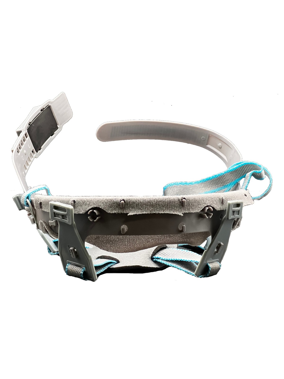 Deluxe White V-Shaped Construction Helmet With Adjustable Headband Costume