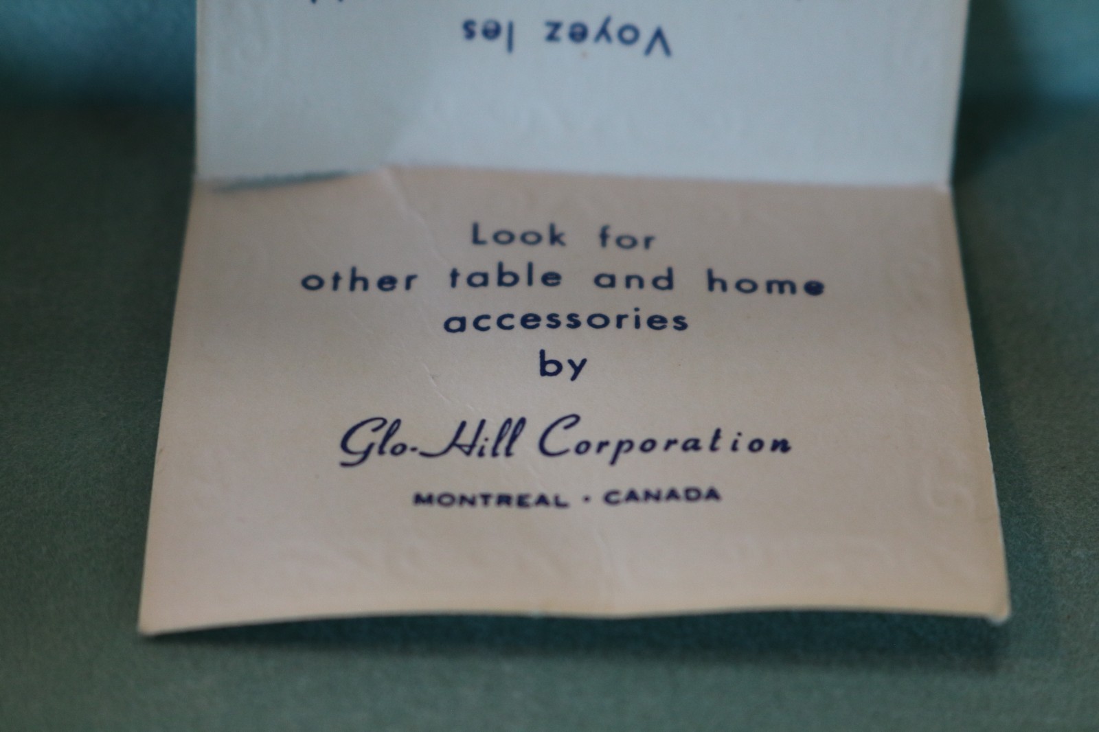 VTG GLO HILL GOLD'N'EBONY STORAGE BOX