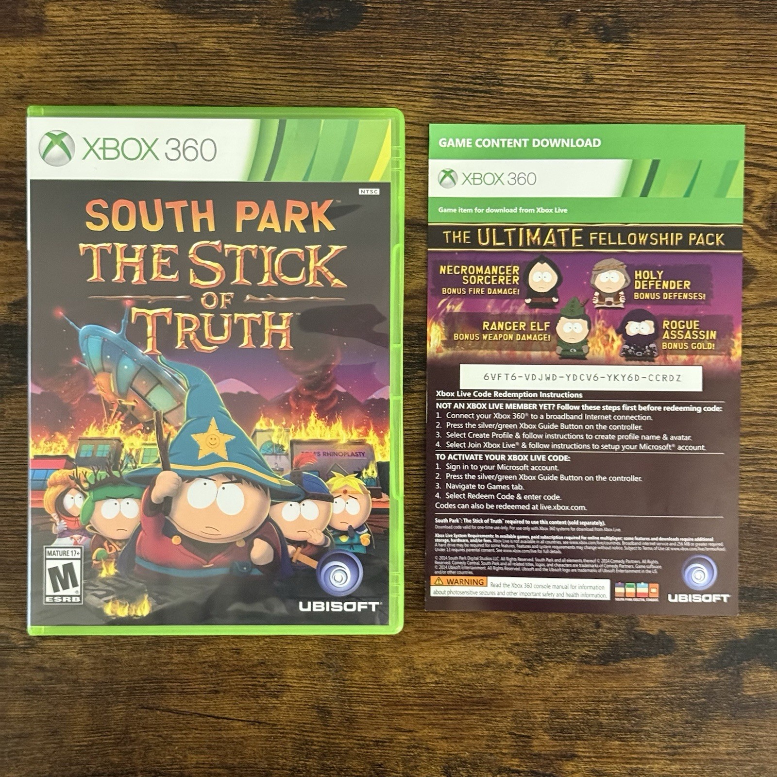South Park The Stick of Truth XBOX 360 Case Only No Game