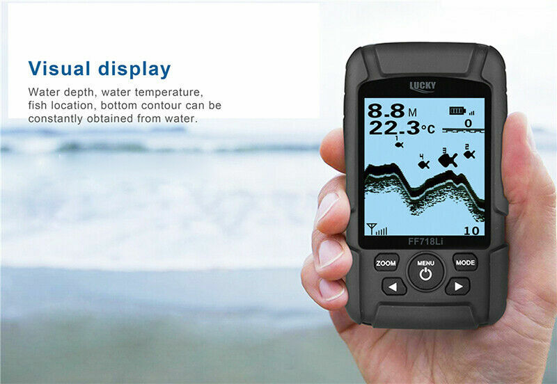 Wireless Fish Finder - 180 Metre Range. Sonar, Depth, Features, Carp, coarse