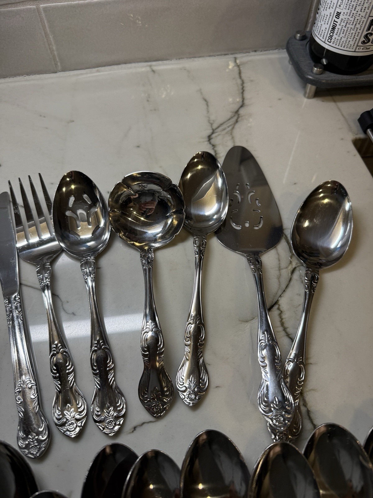 29 Piece Flatware Set Embassy Classic Stainless Valhalla Japan