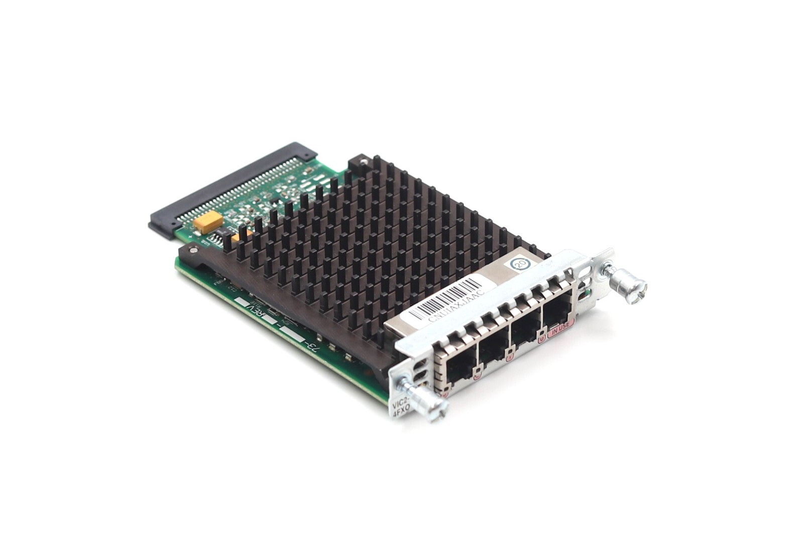 Cisco VIC-4FXO Quad-Port Ethernet Voice Interface Card P/N: 73-12953-01 Tested