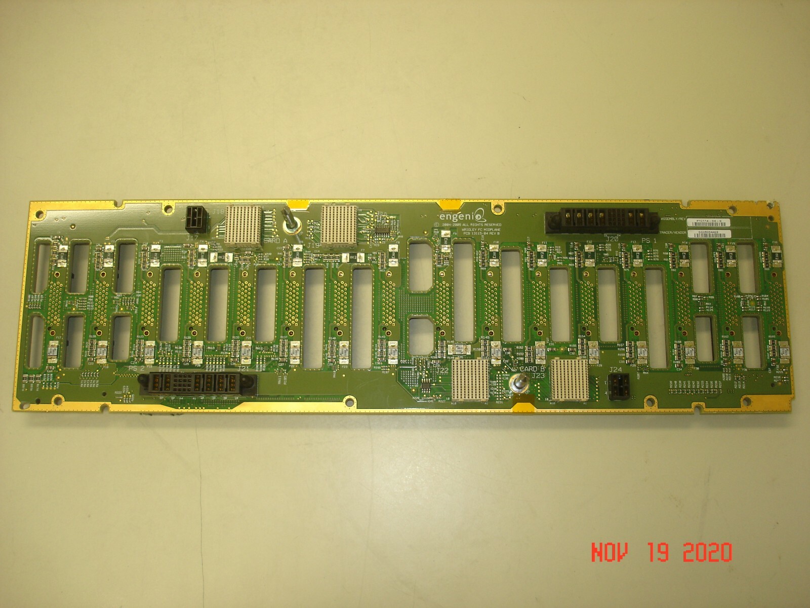 P13114-04 16 SLOT WRIGLEY FC MIDPLANE FOR STORAGETEK ST6100 & IBM DS4700 RAIDS