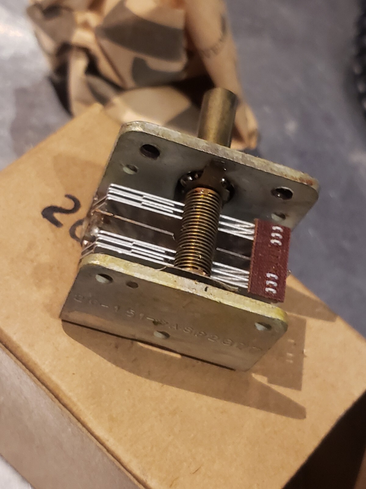 One New Heathkit Preselector Air Variable Capacitor #26-151 for the HW-8