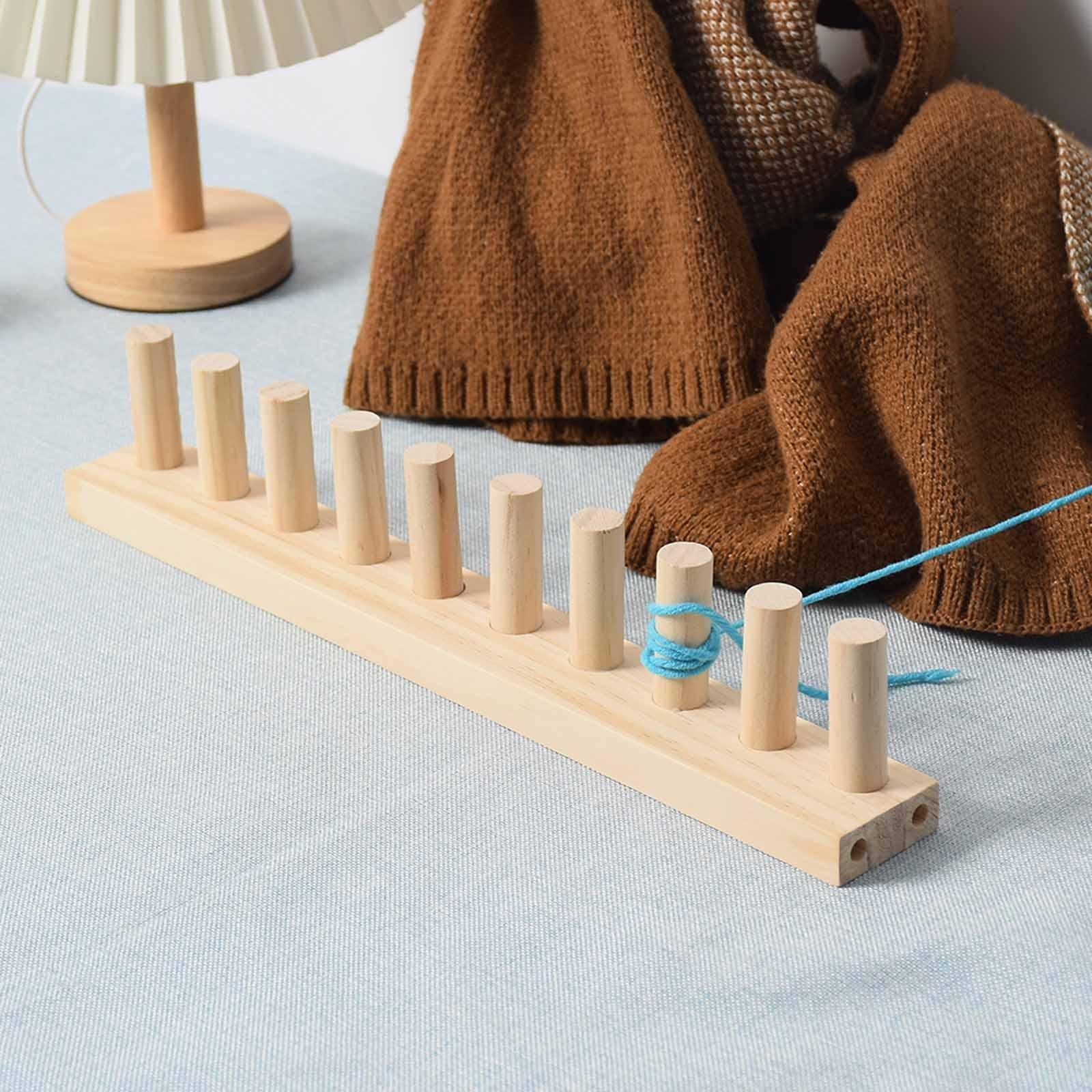 3Pcs Chunky Blanket Looms Expandable Handmade Portable Christmas Wooden Weaving