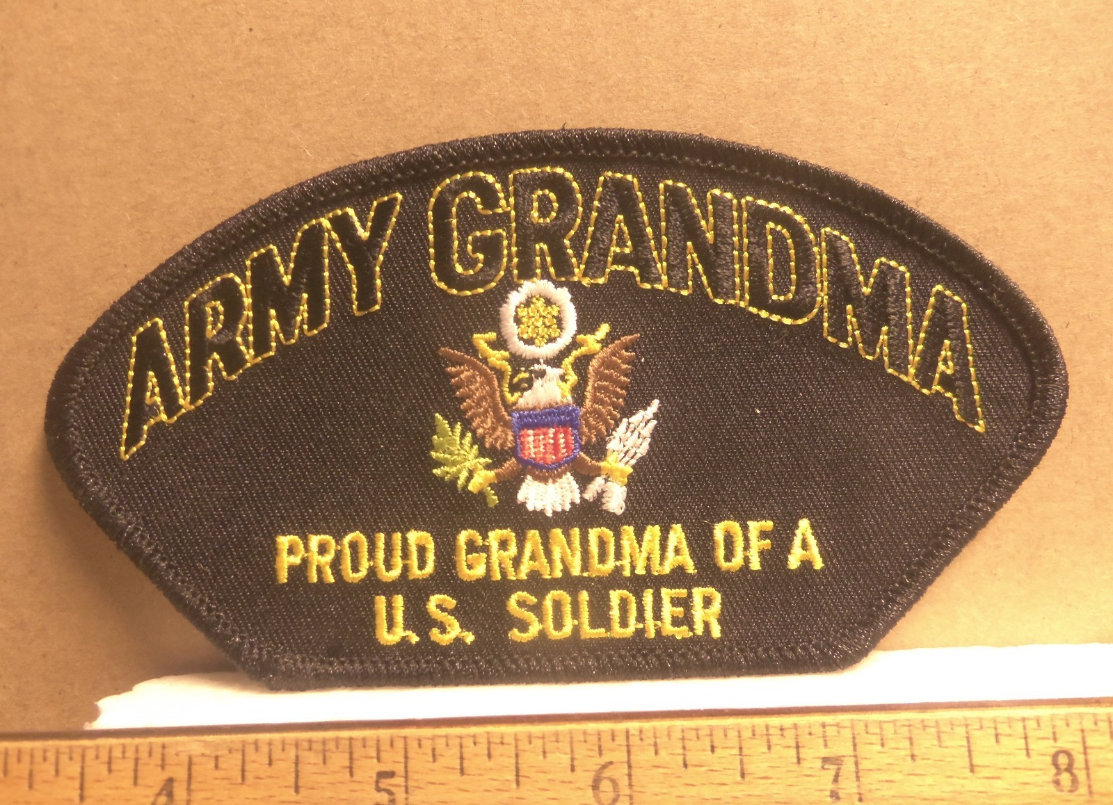 Army Grandma - Proud Grandma of a U.S. Soldier Embroidered Patch