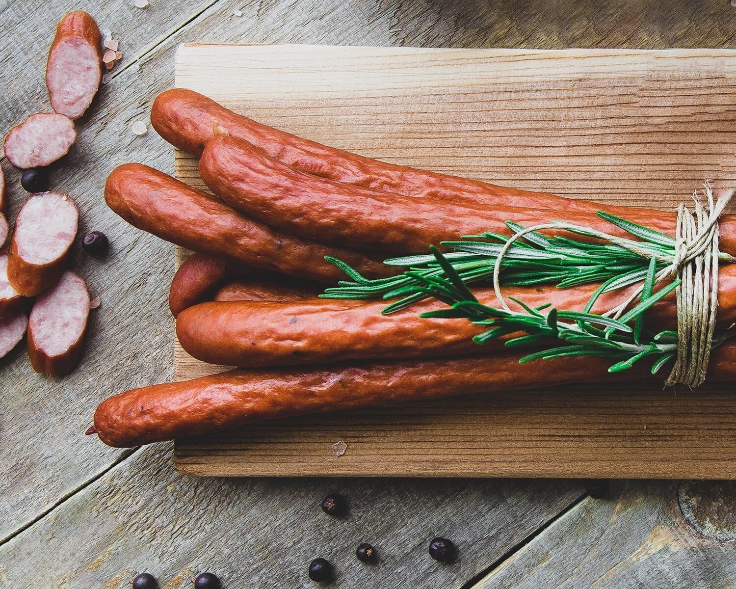 Polish Kabanos Sausage, Cabanossi, Smoked Kabana Sausages (Romanian Kolbász) Rom