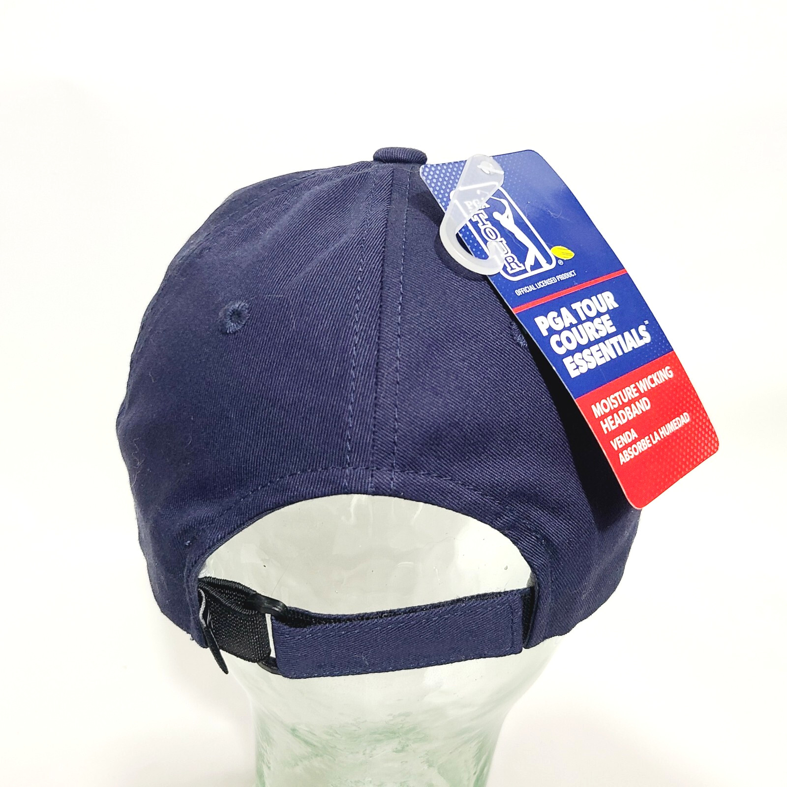 NEW NWT PGA Tour Course Essentials Classic Cap Hat w/ Floral Patch Strapback