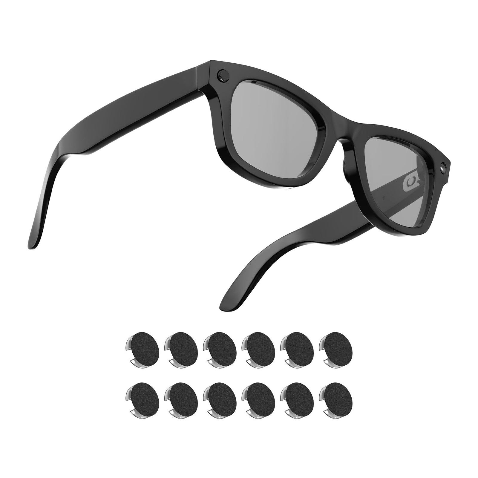 RCstyle HiBloks LED Light Blocking Stickers Compatible with 12Pcs, Black
