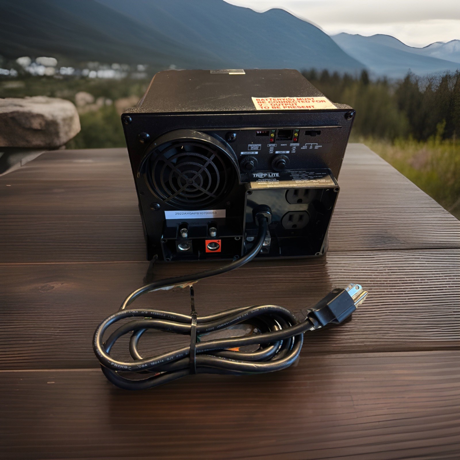 TRIPP LITE APS1250 Inverter & Battery Charger,2500 W Output.