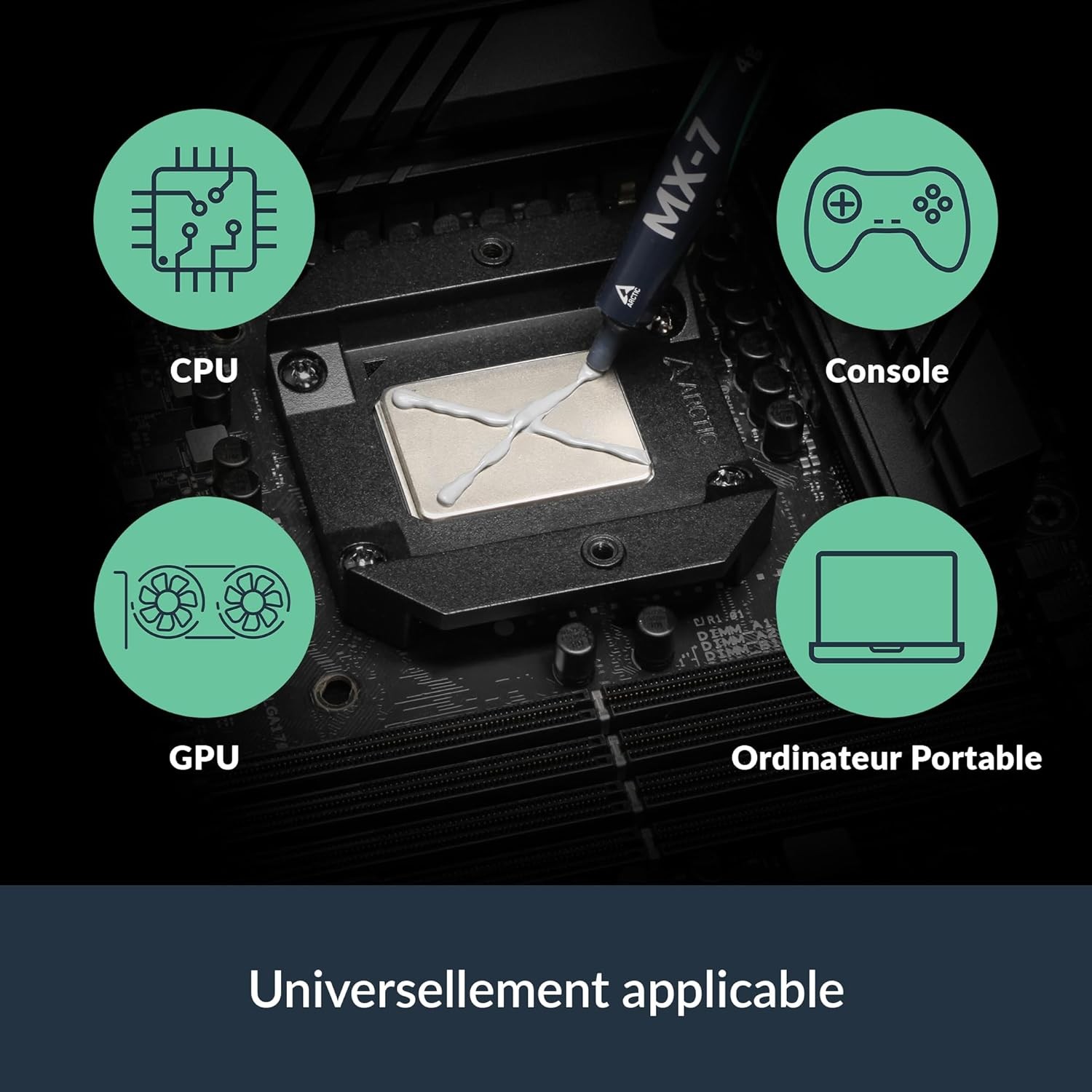 Thermal Paste for CPU GPU Console Overclocking Gaming Performance High Temp