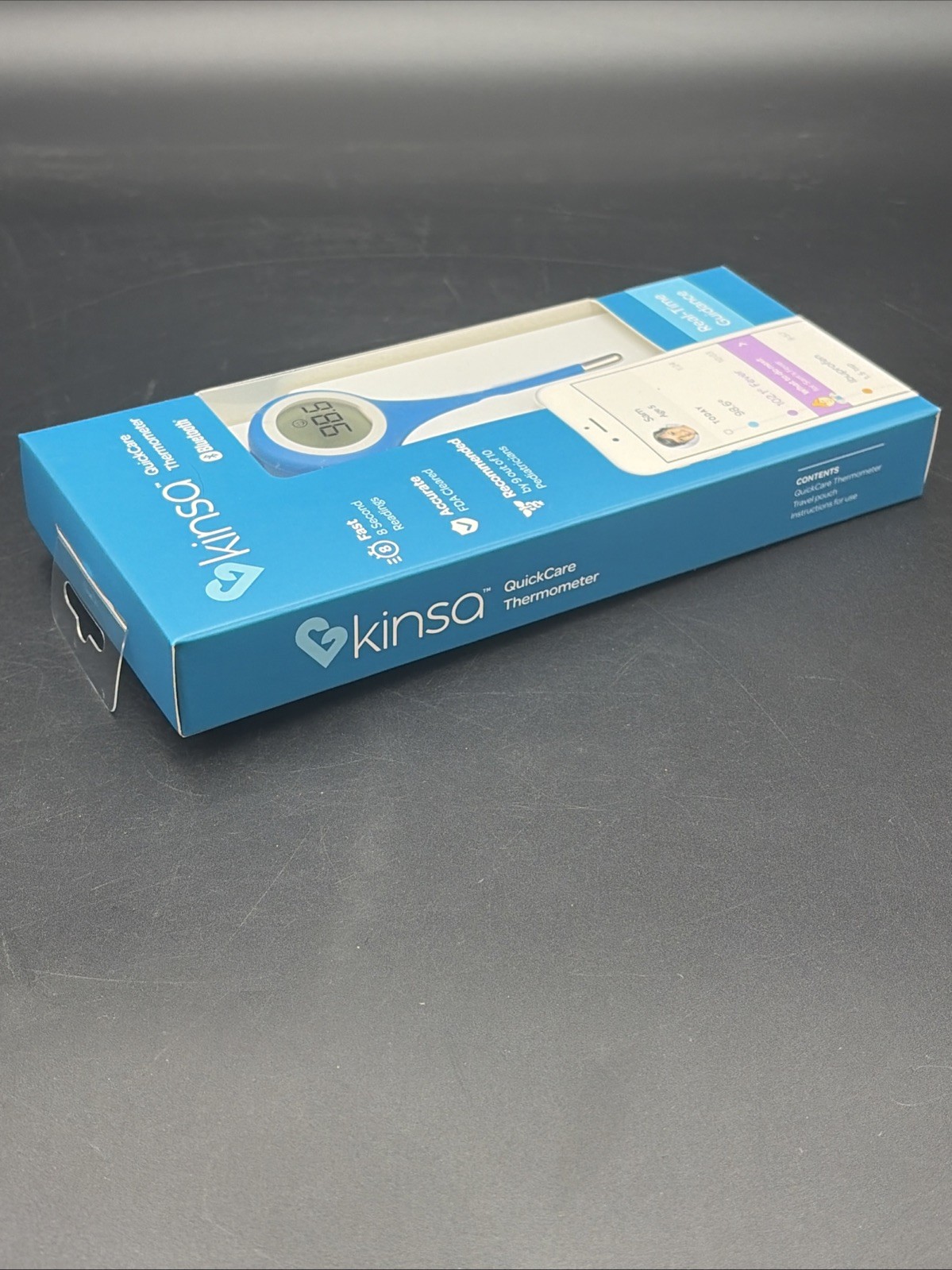 NEW Kinsa KSA110 Quickcare Smart Digital Thermometer Sealed Box