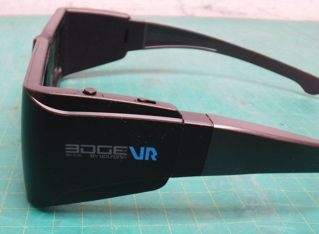 Volfoni EDGE VR 3D Active Shutter Glasses – Model VPEG‑05010