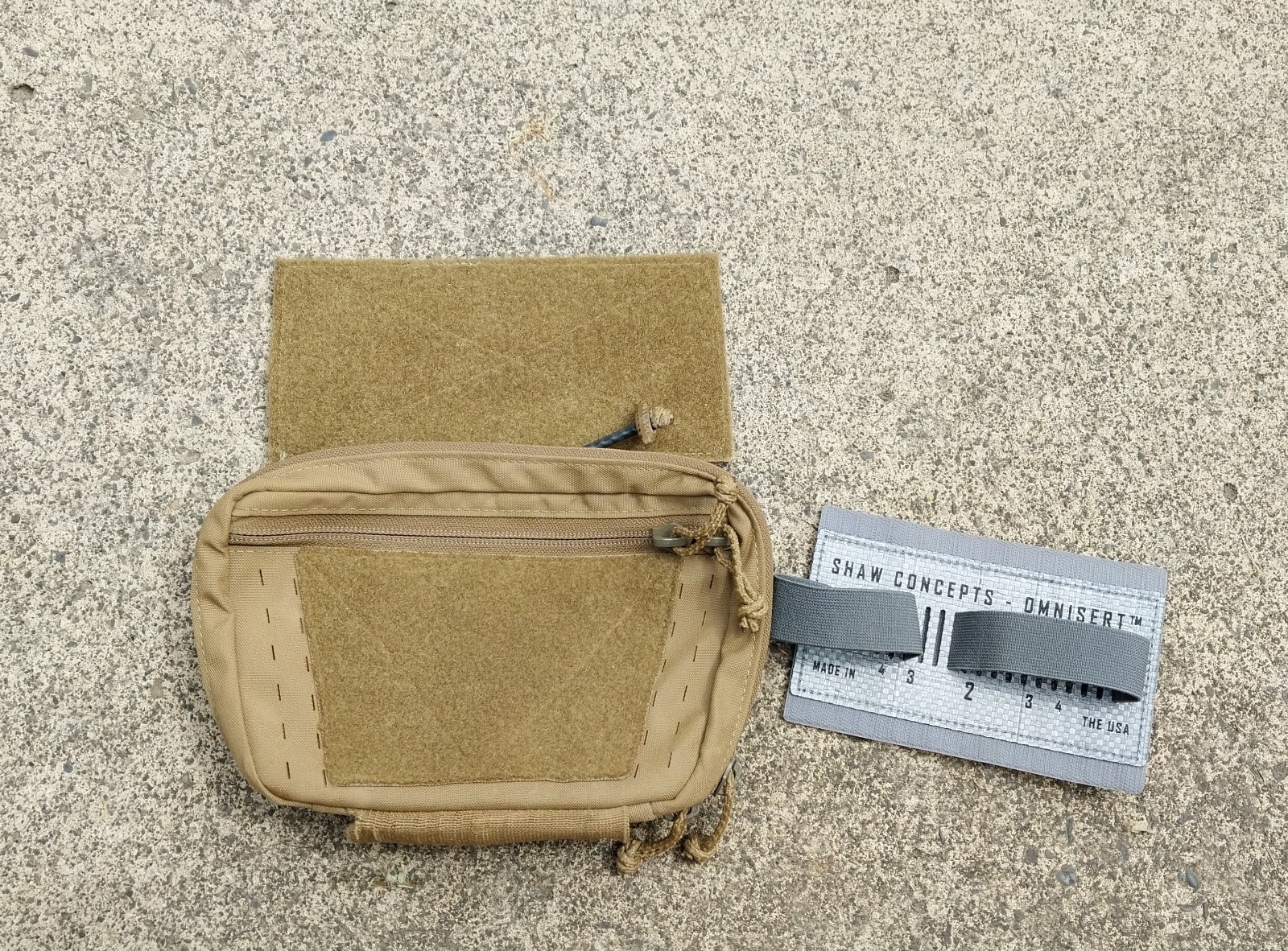 Shaw Concepts Raid Pouch V3 Coyote Brown With OmniSert