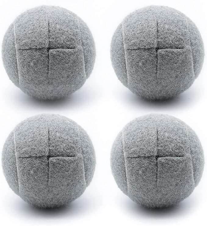 2 Sets ( total of 4) Pre cut tennis balls for walkers furniture legs heavy duty