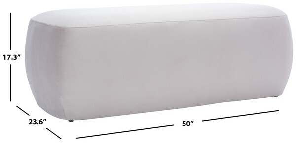 Safavieh WHITLEY RECTANGULAR OTTOMAN, Reduced Price 2172757246 OTT1301A