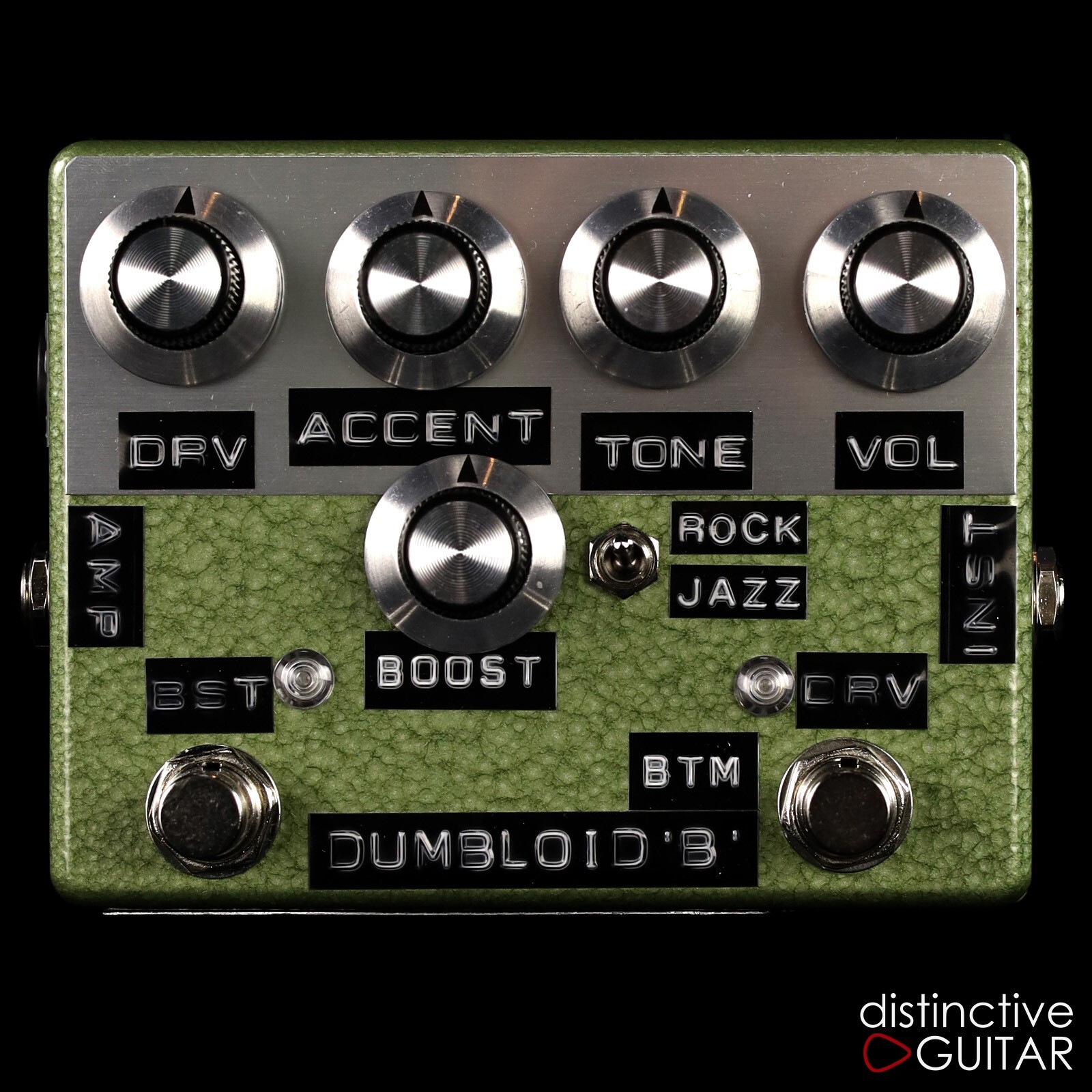 NEW SHIN'S MUSIC DUMBLOID BTM BOOST OVERDRIVE GUITAR PEDAL GREEN HAMMER