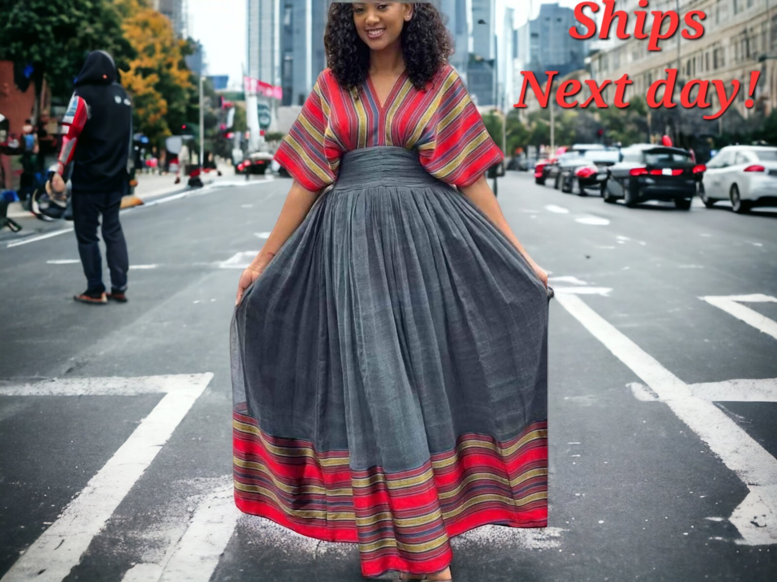 Ethiopian Habesha Oromiya Traditional  Dress,Tebebe African Dress, Gift For Her.