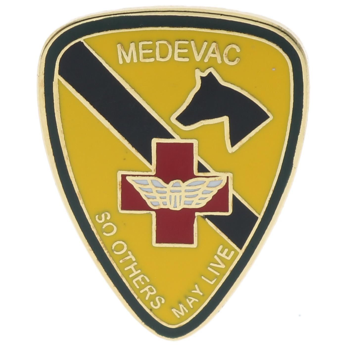 1st Cavalry Medevac Division So Others May 1 inch Hat Pin H15288 F5D10B