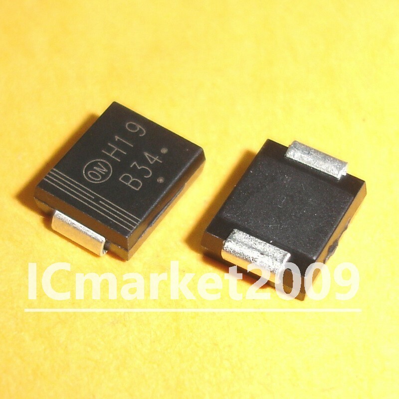 50 PCS MBRS340T3G DO-214AB B34. Surface Mount Schottky Power Rectifier Diodes