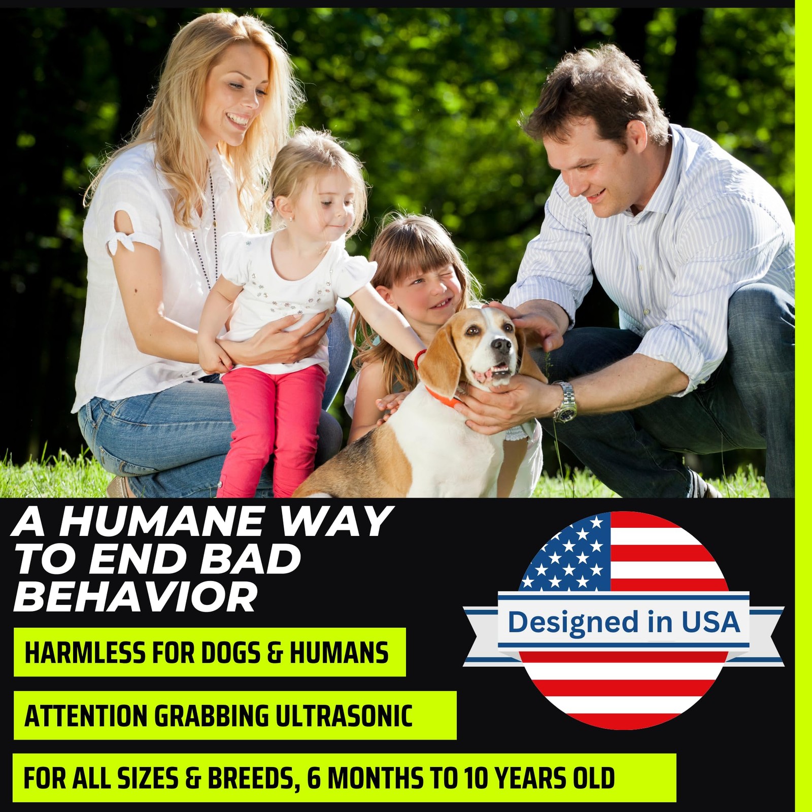 2nd Gen Dog Bark Deterrent Devices | Long Range Ultrasonic | Bark Collar Alte...