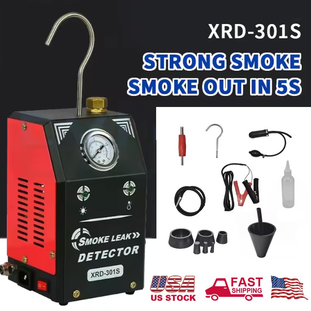 NEW Automotive Smoke Machine Leak Detector EVAP Leak Tester Built-in Air Pump