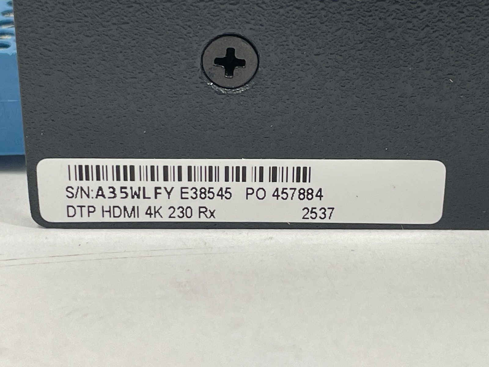 Extron DTP HDMI 230 4K Rx Receiver 33-1720-15 w/ A/C Adapter