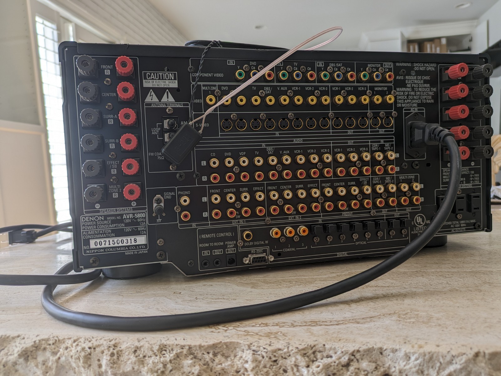 Denon AVR 5800 Receiver