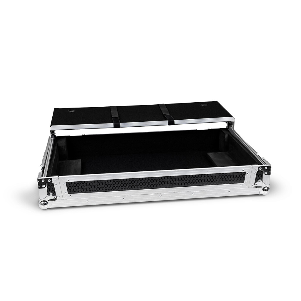 Headliner Flight Case For Rane Four W/ Laptop Platform & Wheels