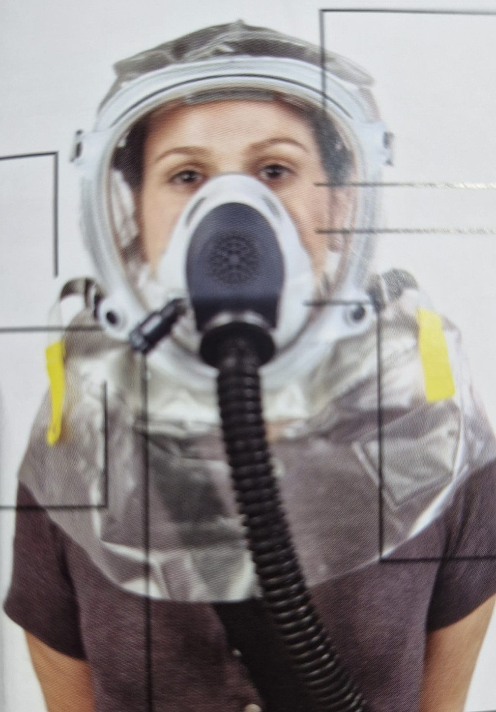 Israeli Mask Gas Hood &Blower for Children Air Filtration system Original Filter
